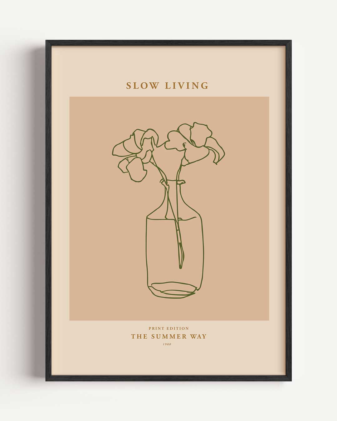 Slow Living Poster-WallArtistic