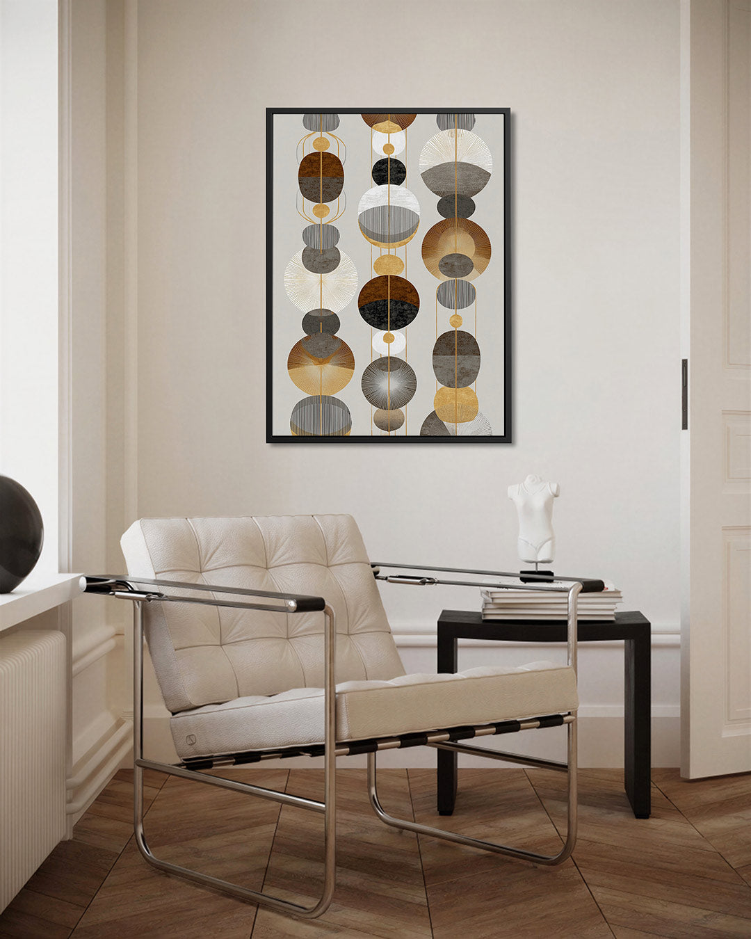 Geometrische cirkelpatronen Kunstwerk