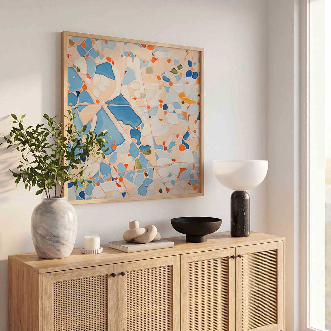 Abstracte vormen Poster