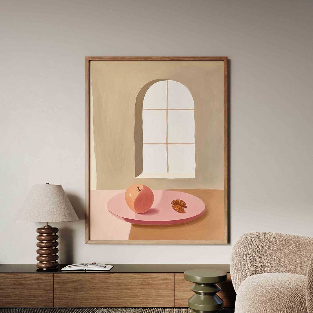 Appel en amandelen Poster