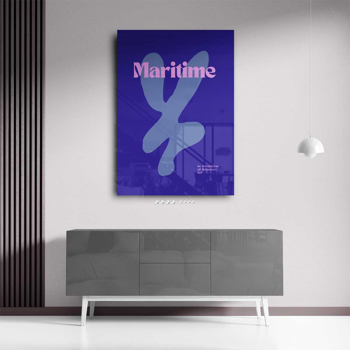 Maritime Botanische Kunst Kunstwerk-canvas-dibond-plexiglas-wanddecoratie-WallArtistic