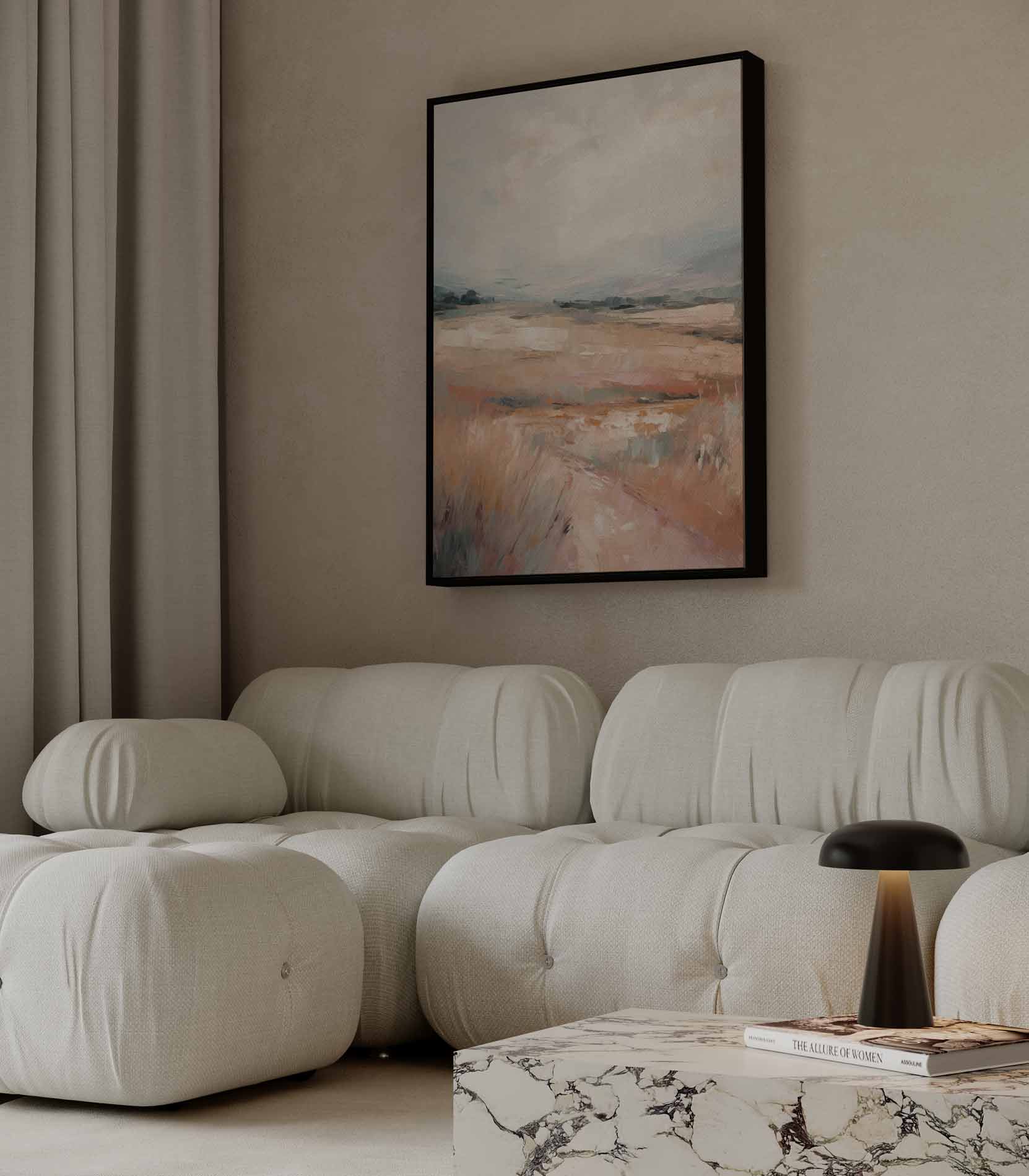 Dromerige Weide Kunstwerk-canvas-dibond-plexiglas-wanddecoratie-WallArtistic