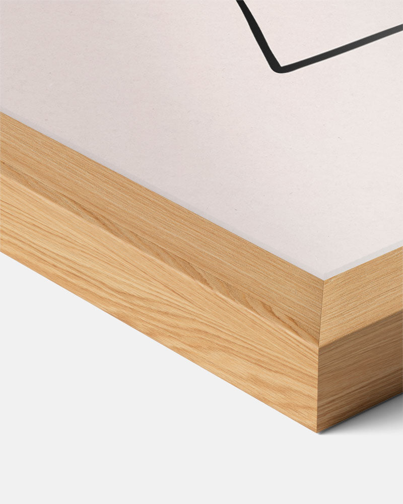 Elegante Strik Illustratie Poster-WallArtistic