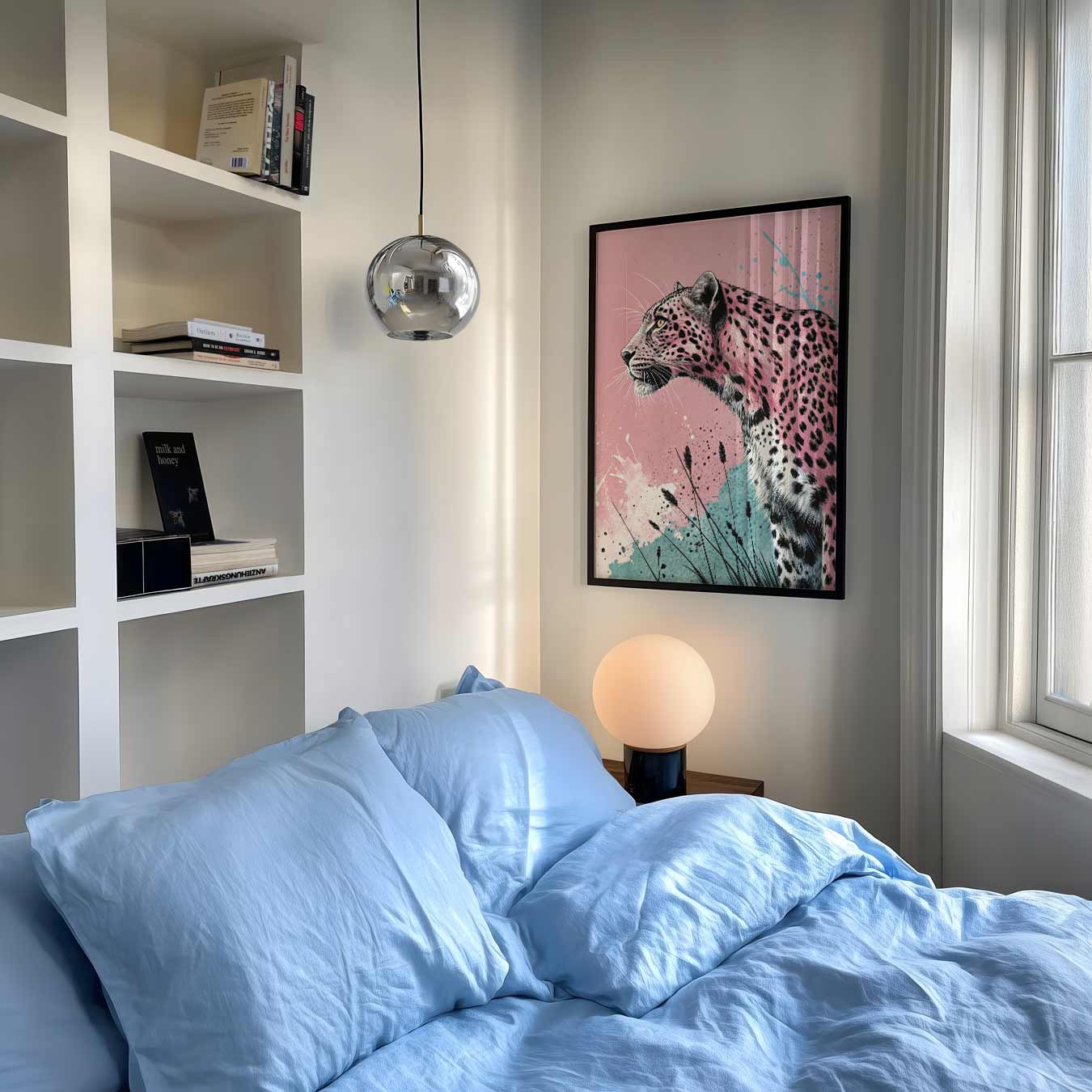 Stijlvolle Panterkunst Poster-WallArtistic