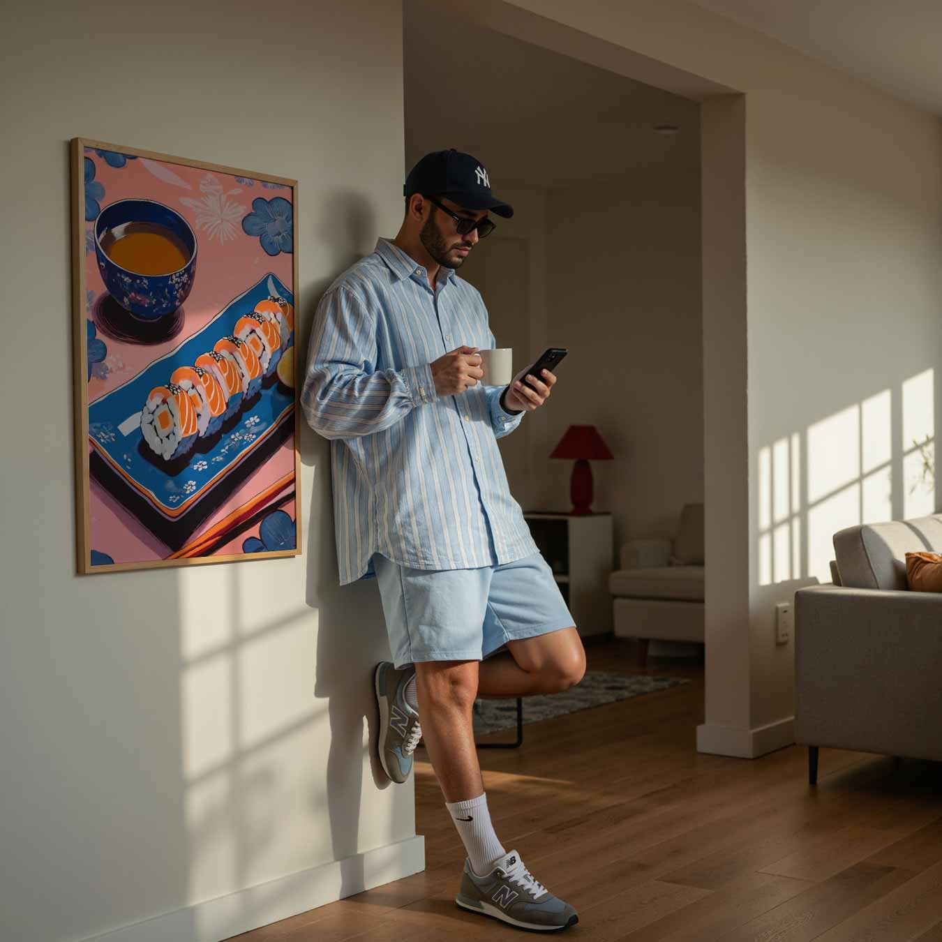 Sushi en Thee Tijd Poster-WallArtistic