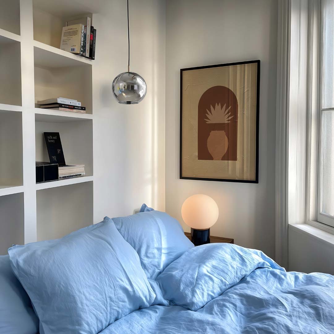 Stijlvolle Boho Bloempot Poster-WallArtistic
