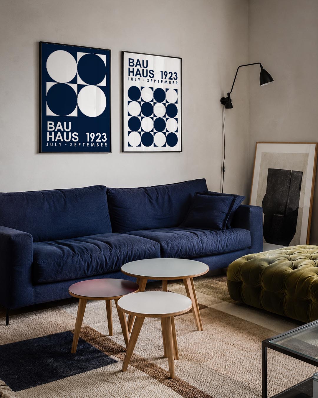 Cirkel en vierkant Posterset