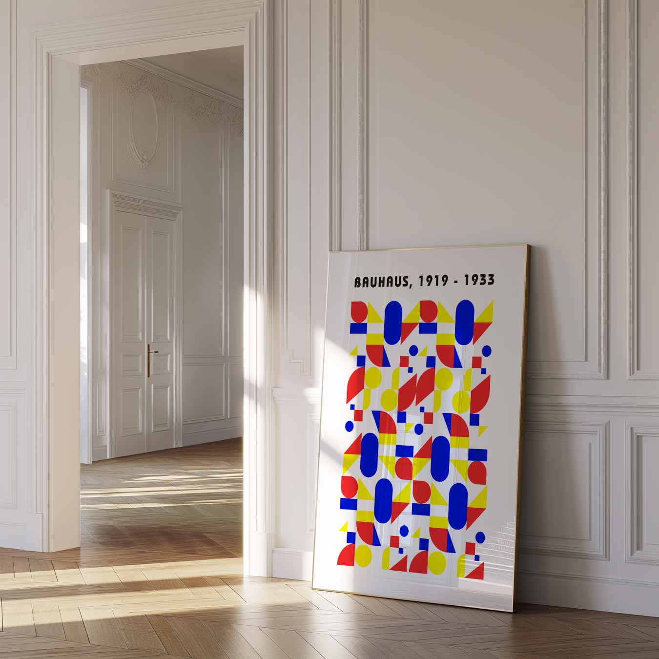 Bauhaus Geometrische Kunstposter