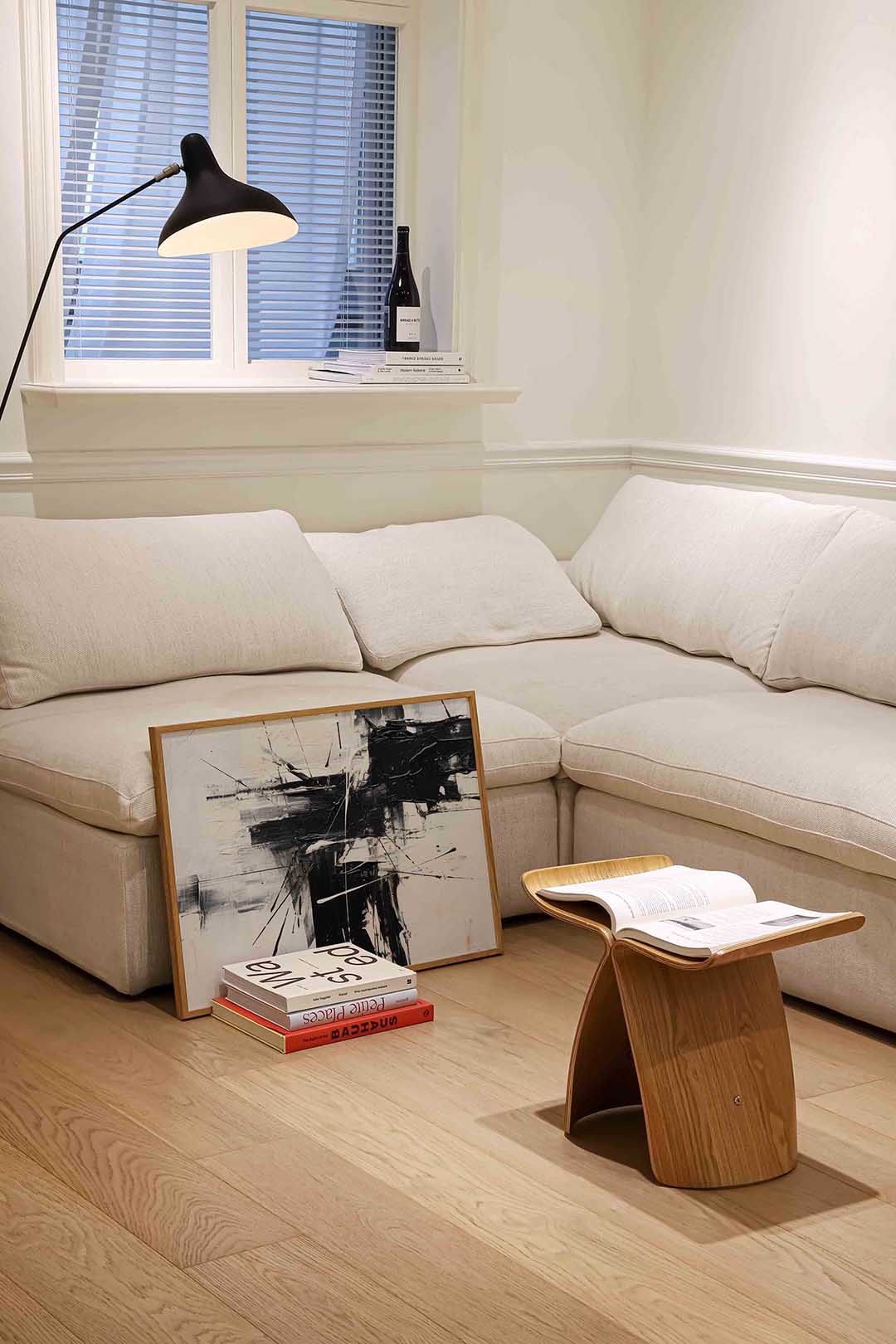 Abstracte zwart wit Poster