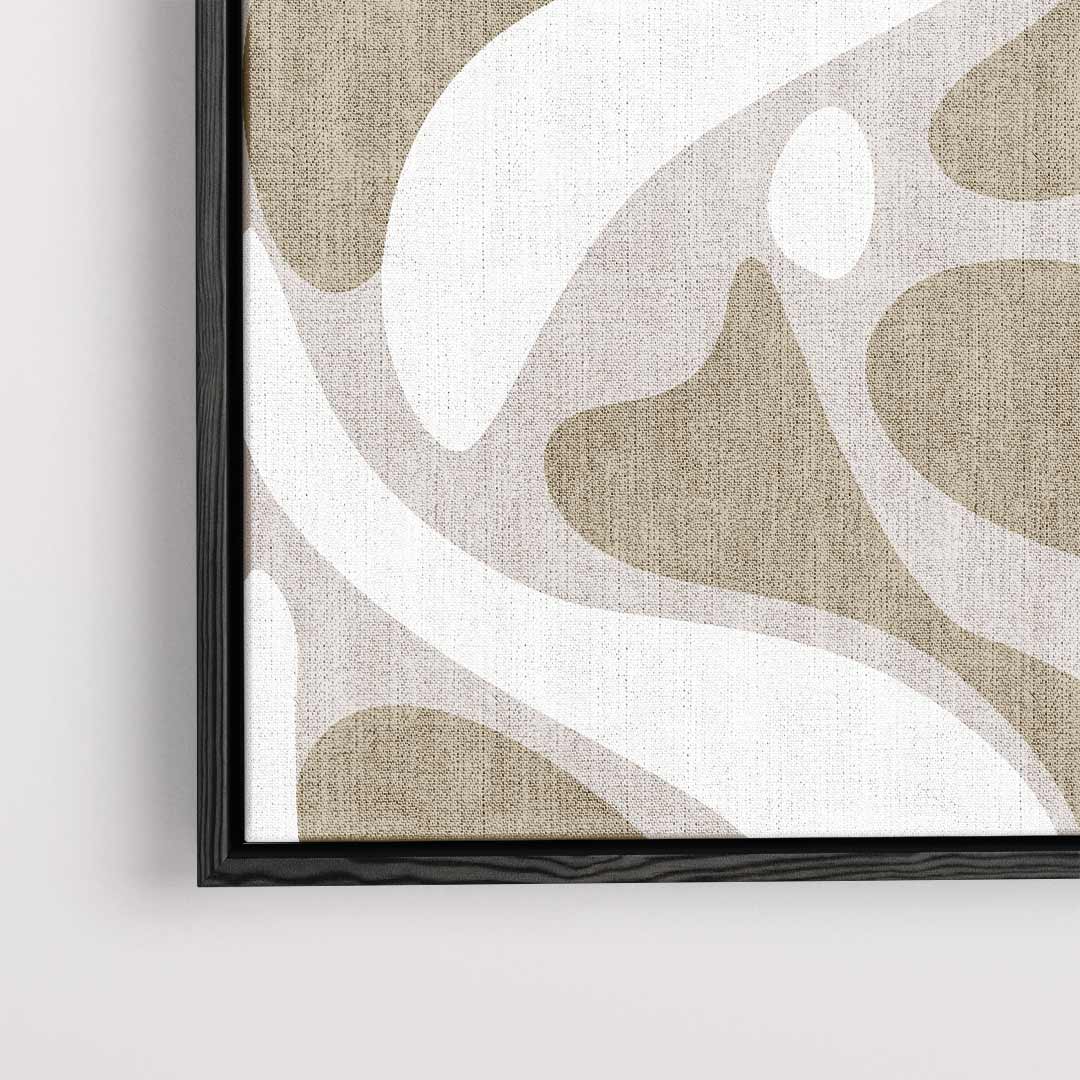 Organische Flow Canvas Kunstwerk-canvas-dibond-plexiglas-wanddecoratie-WallArtistic