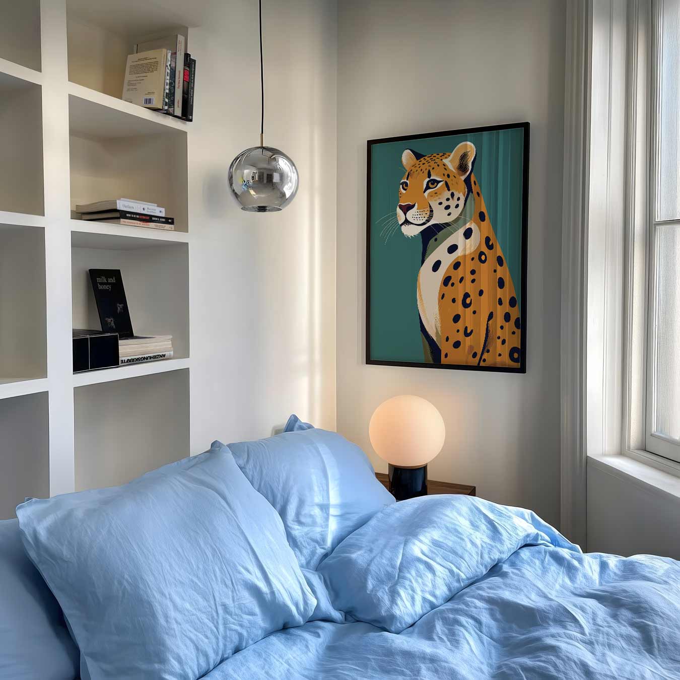 Elegante Luipaard Poster