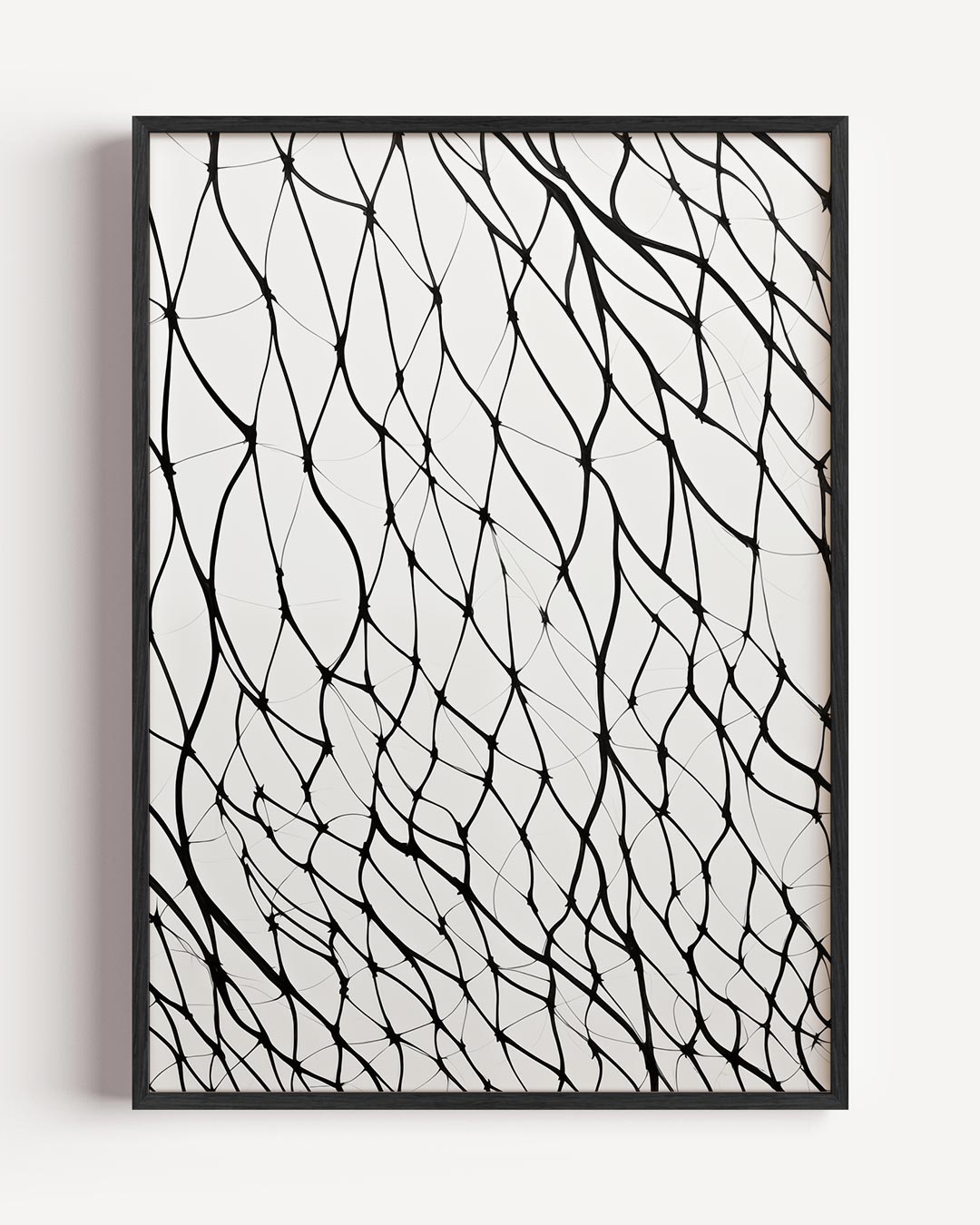 Moderne Abstracte Netwerk Poster-WallArtistic