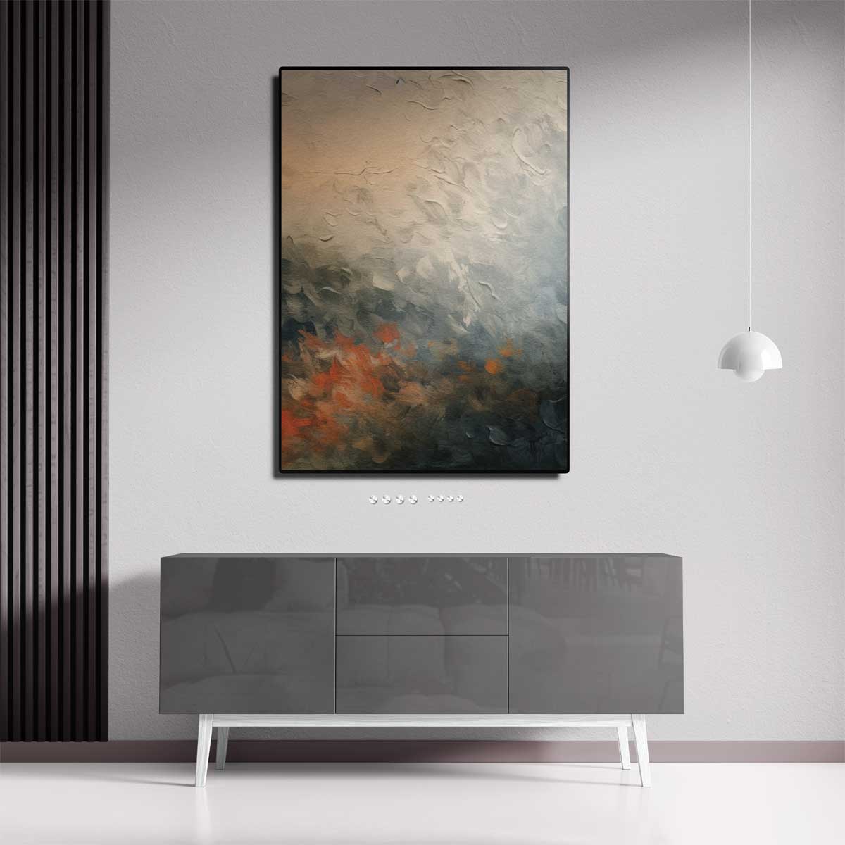 Kleurrijke Zonsopgang in Abstractie Kunstwerk-canvas-dibond-plexiglas-wanddecoratie-WallArtistic