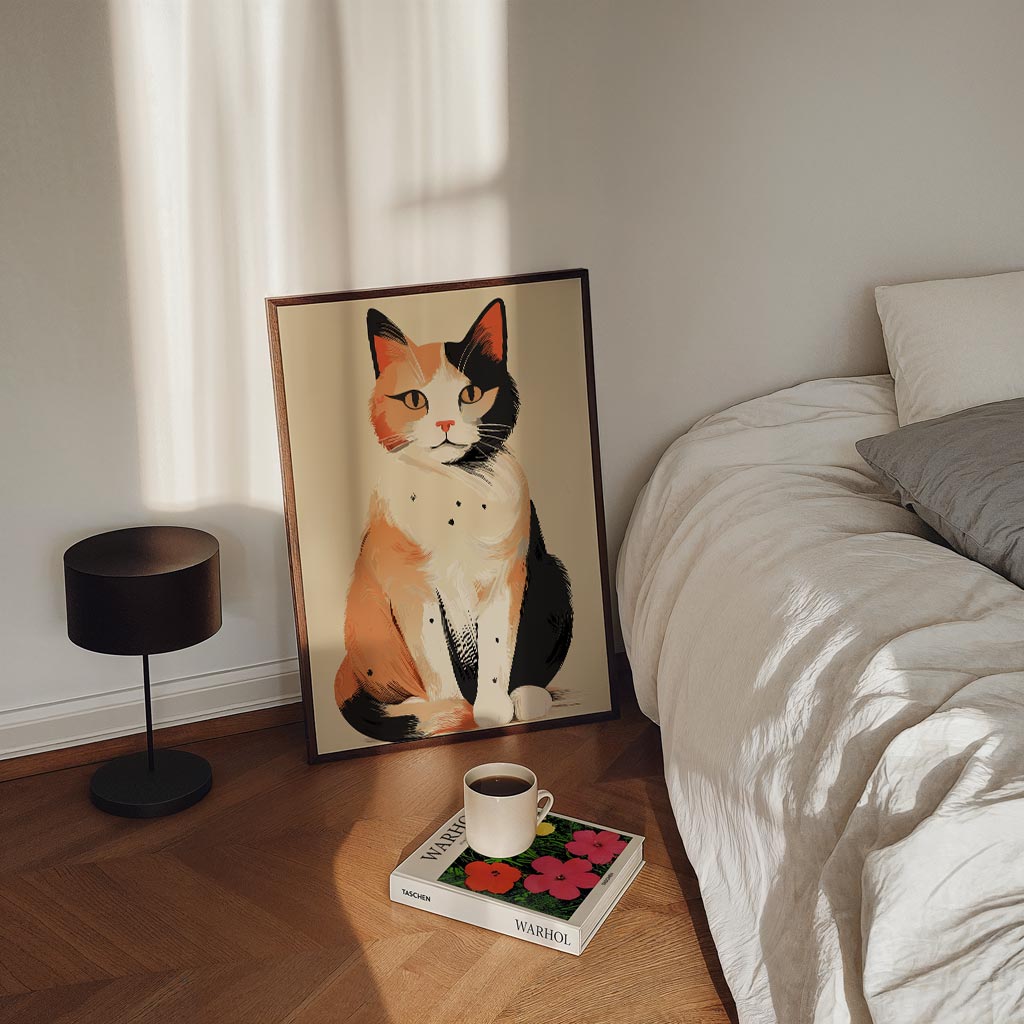Stijlvolle Kattenposter
