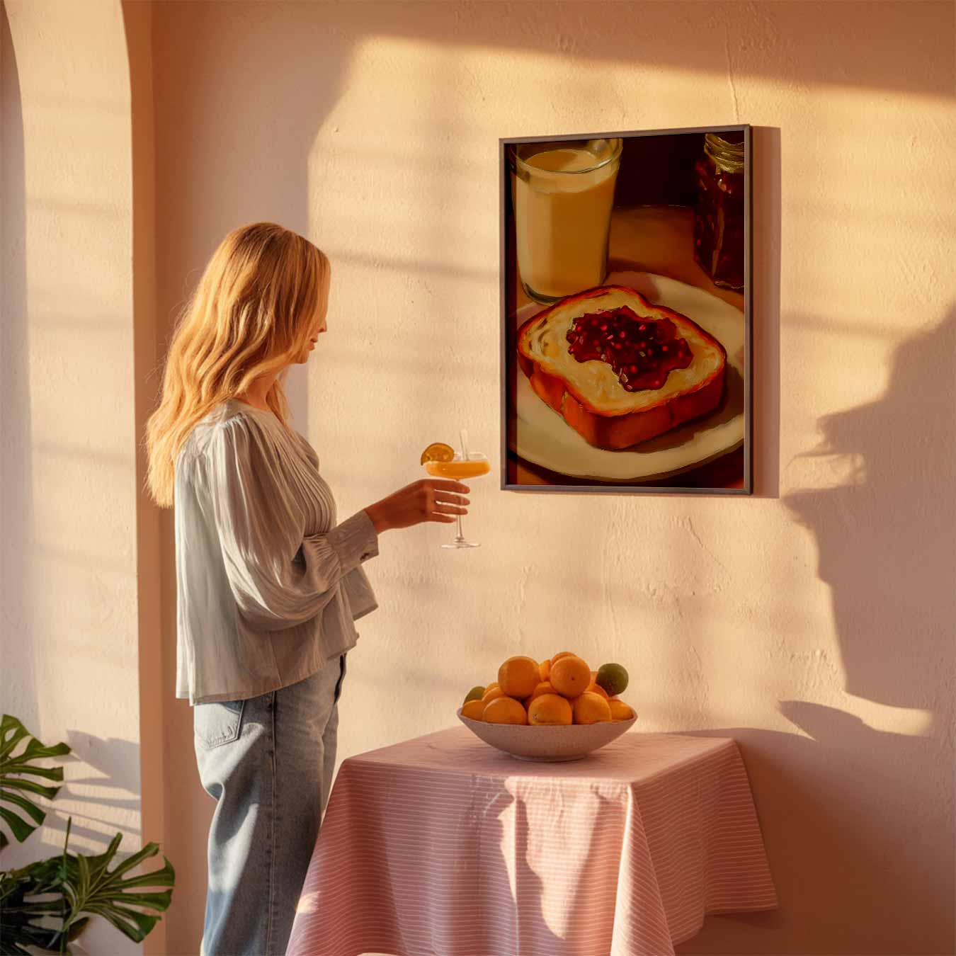 Ontbijt Nostalgie Poster-WallArtistic