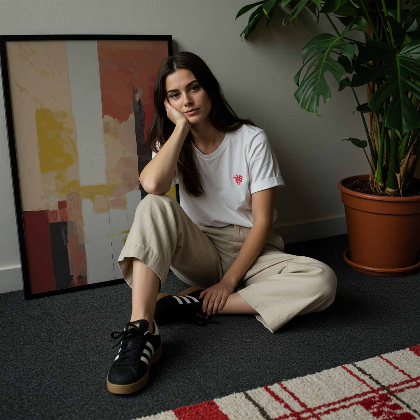 Kleurrijke Abstracte Compositie Poster-WallArtistic