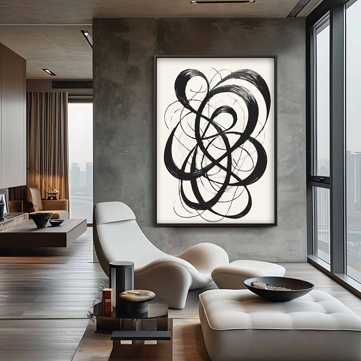Dans van de Penselen Kunstwerk-canvas-dibond-plexiglas-wanddecoratie-WallArtistic