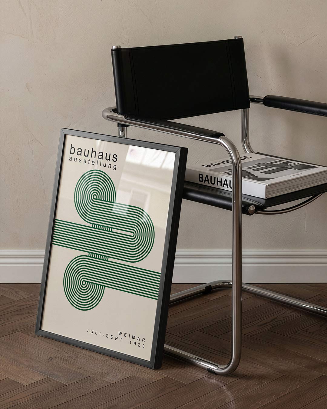 Lijnenspel en vlaken Poster