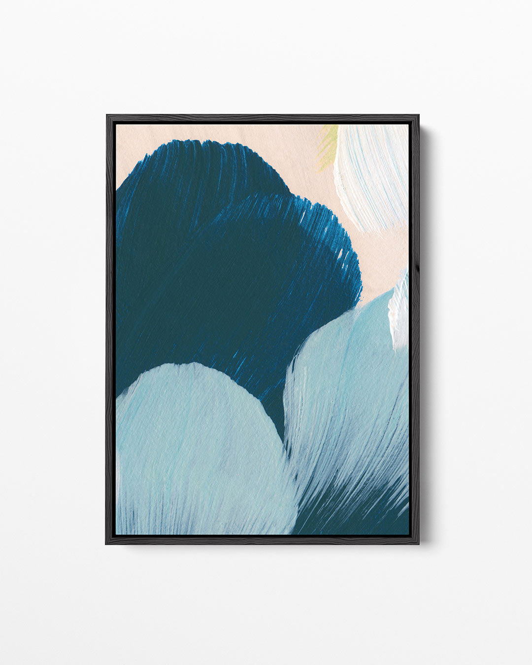 Vloeiende kleurencompositie Kunstwerk