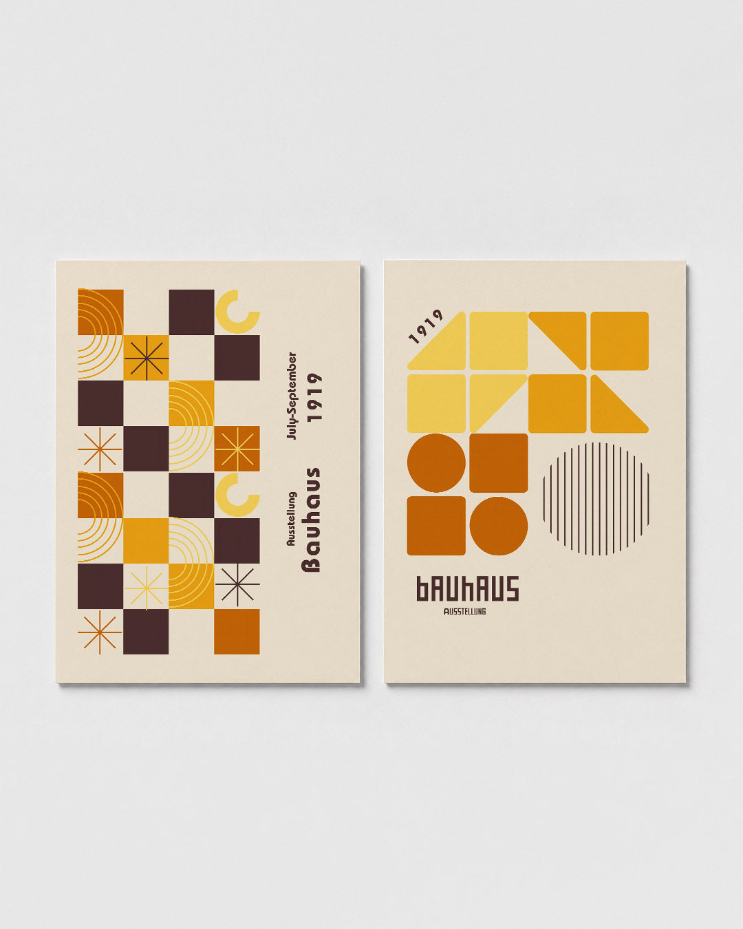 Vormen en vlakkenspel Posterset