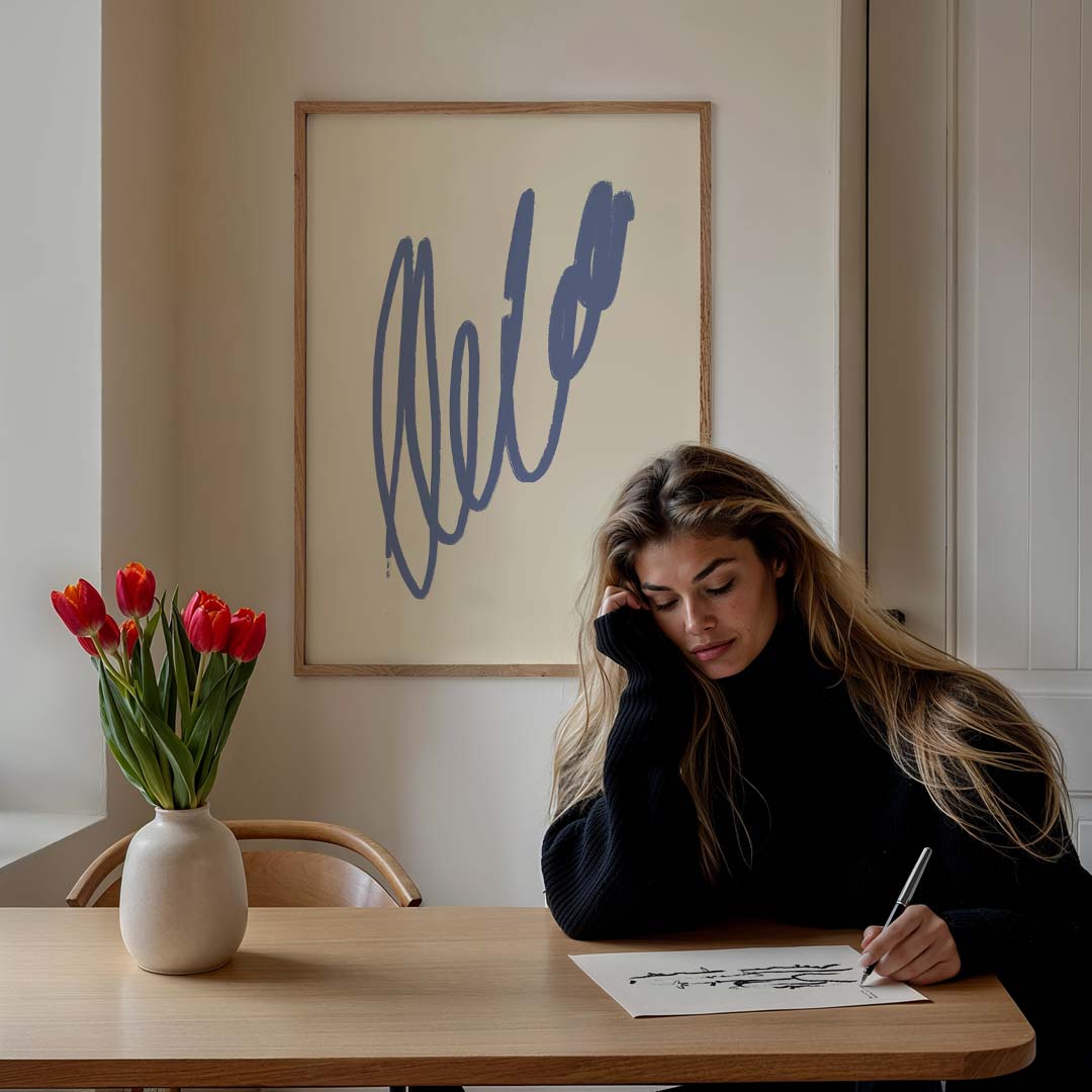 Modern Minimalistische Poster-WallArtistic