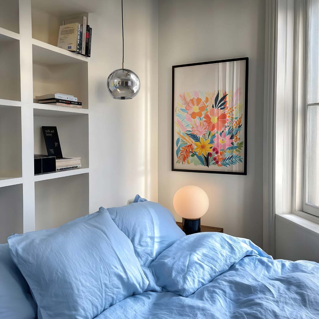 Vrolijke Bloemenpracht Poster-WallArtistic