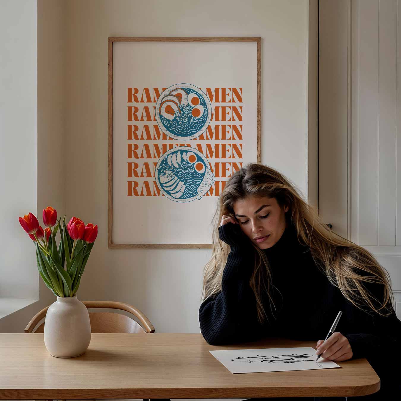 Stijlvolle Ramen Poster