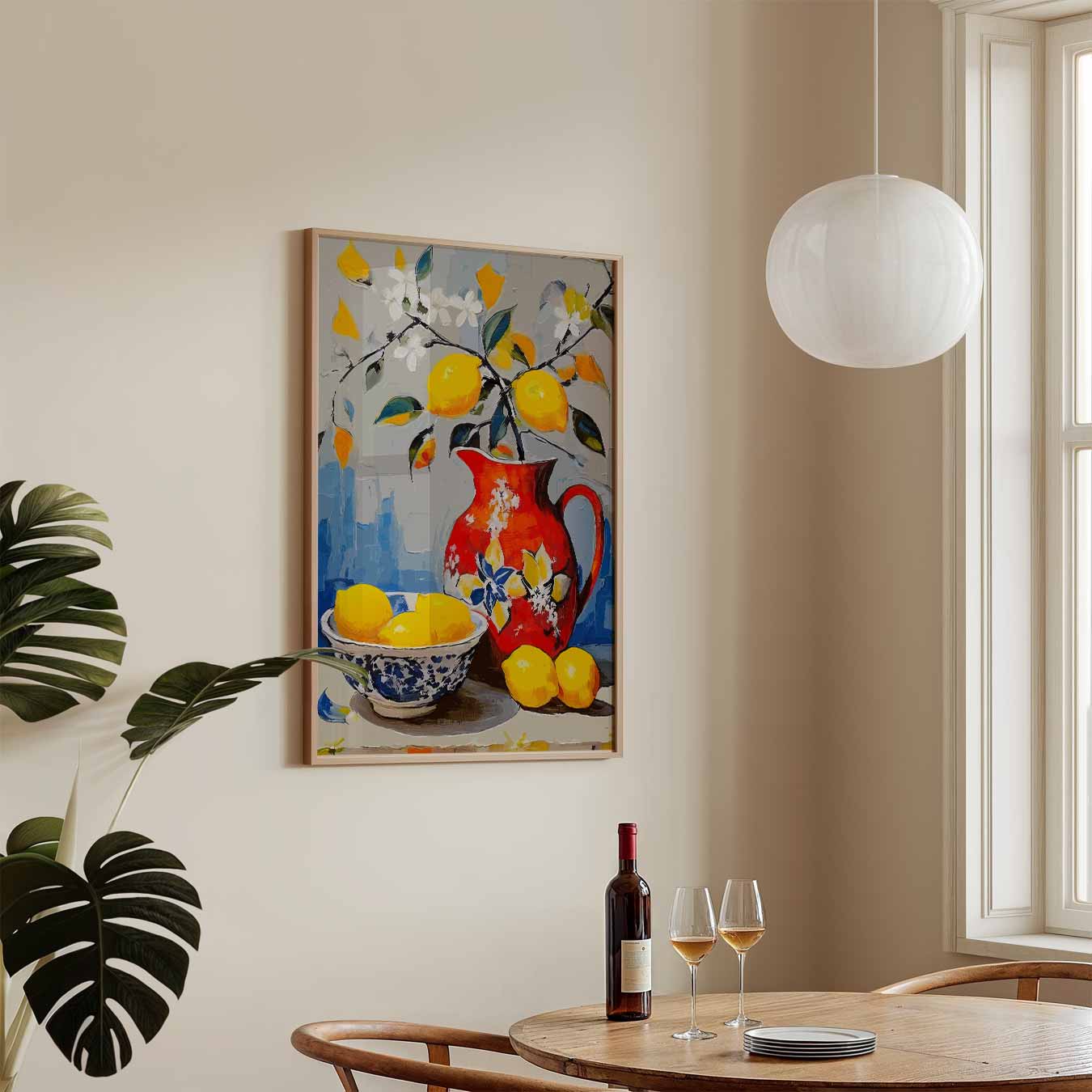 Sprankelende Citroen Stilleven Poster-WallArtistic