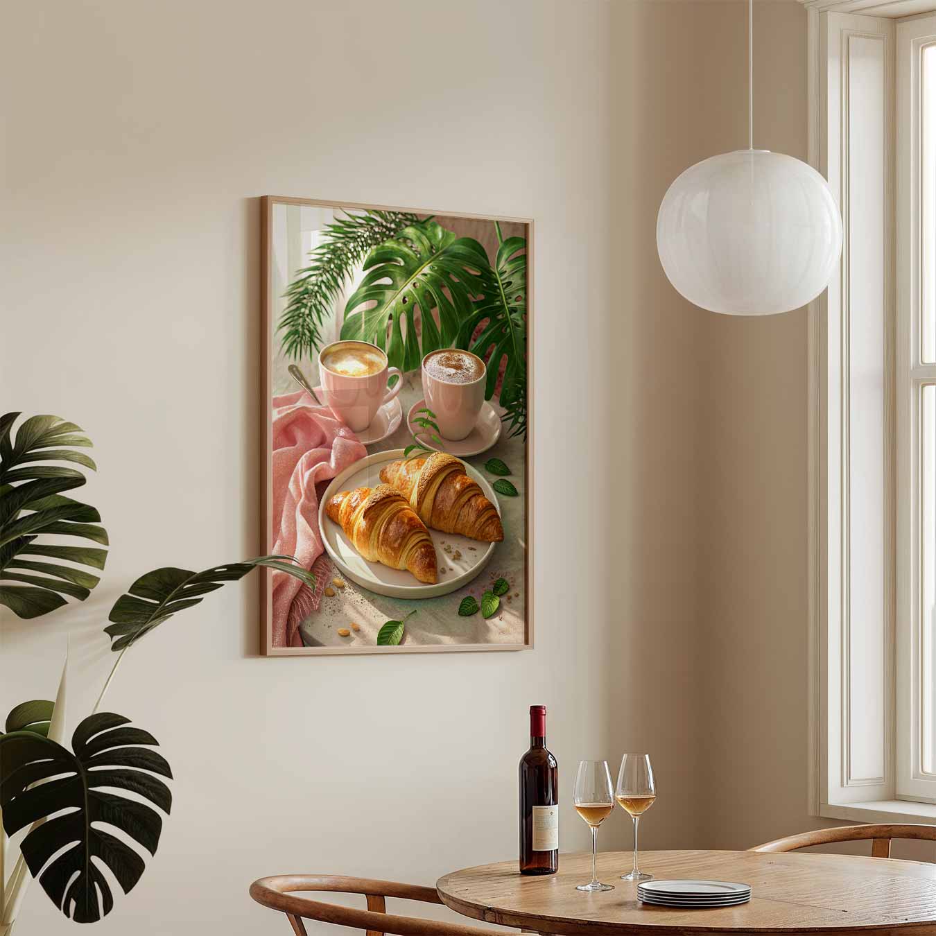 Ontspannen Ontbijt Moment Poster-WallArtistic