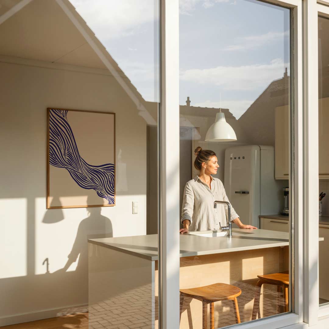 Moderne Organische Lijnen Poster-WallArtistic