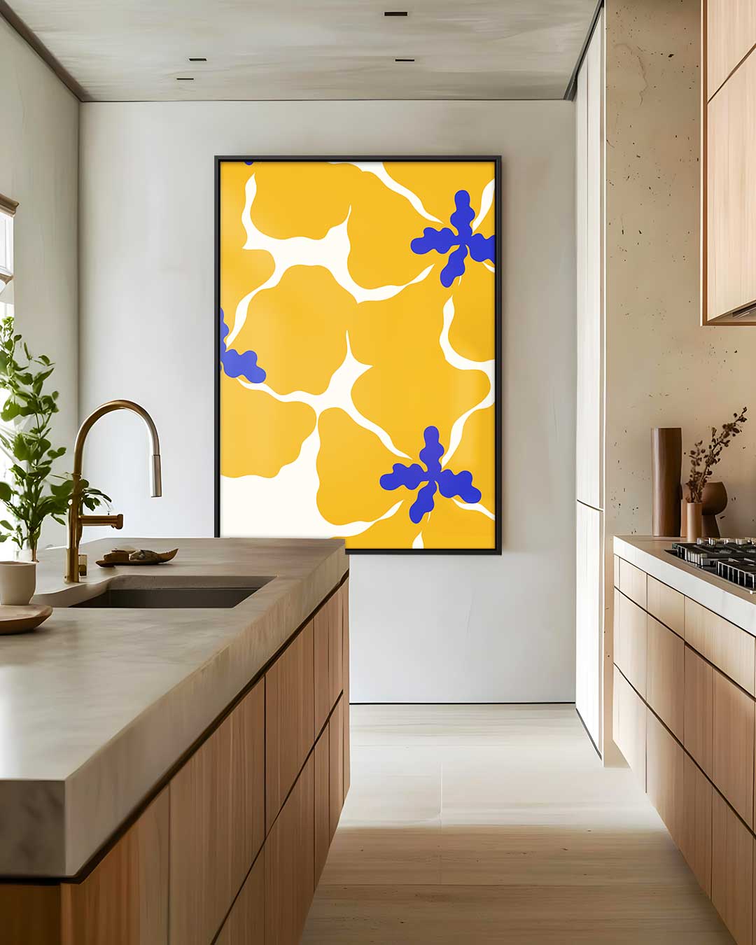 Bloemen van Vreugde Kunstwerk-canvas-dibond-plexiglas-wanddecoratie-WallArtistic