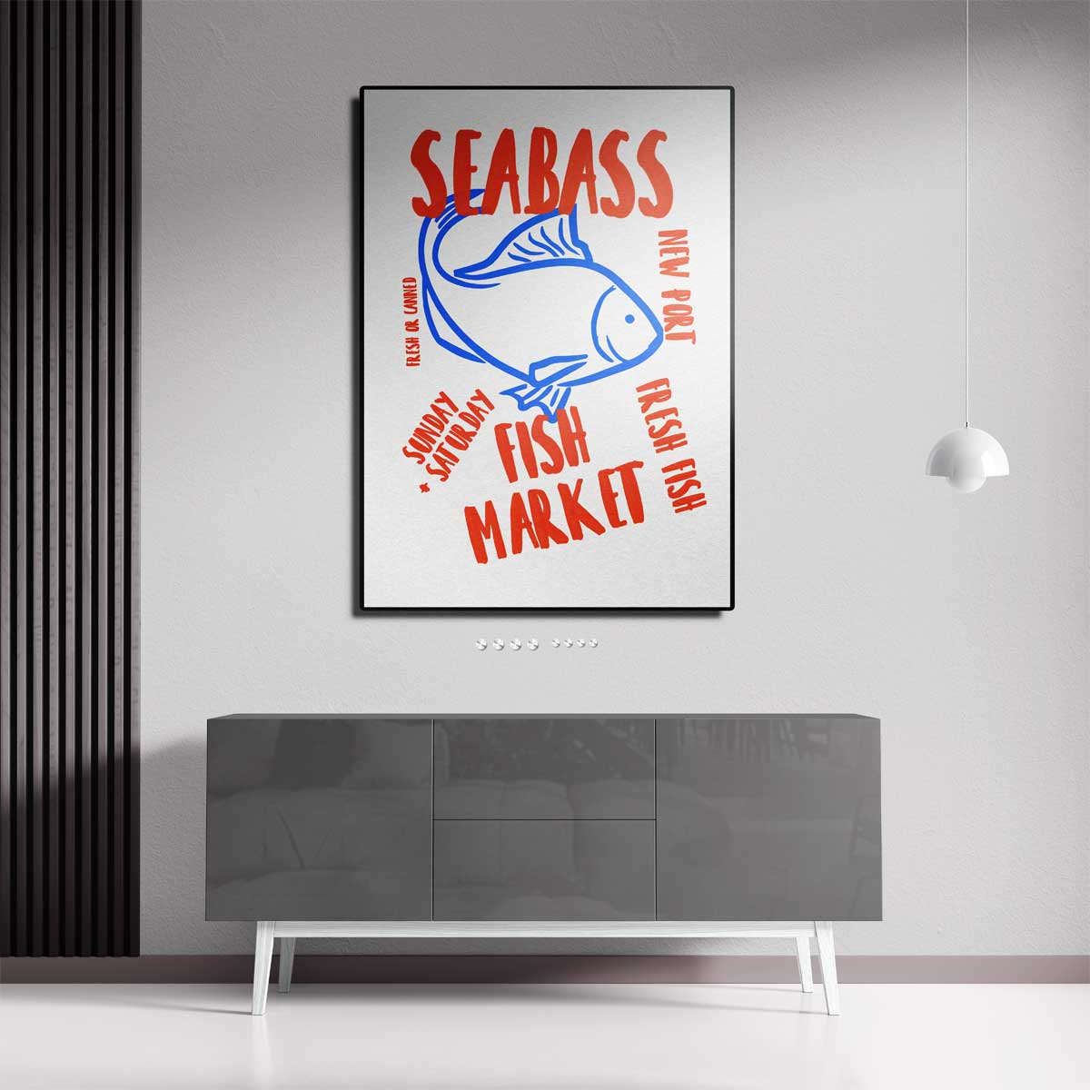 Vismarkt Poster
