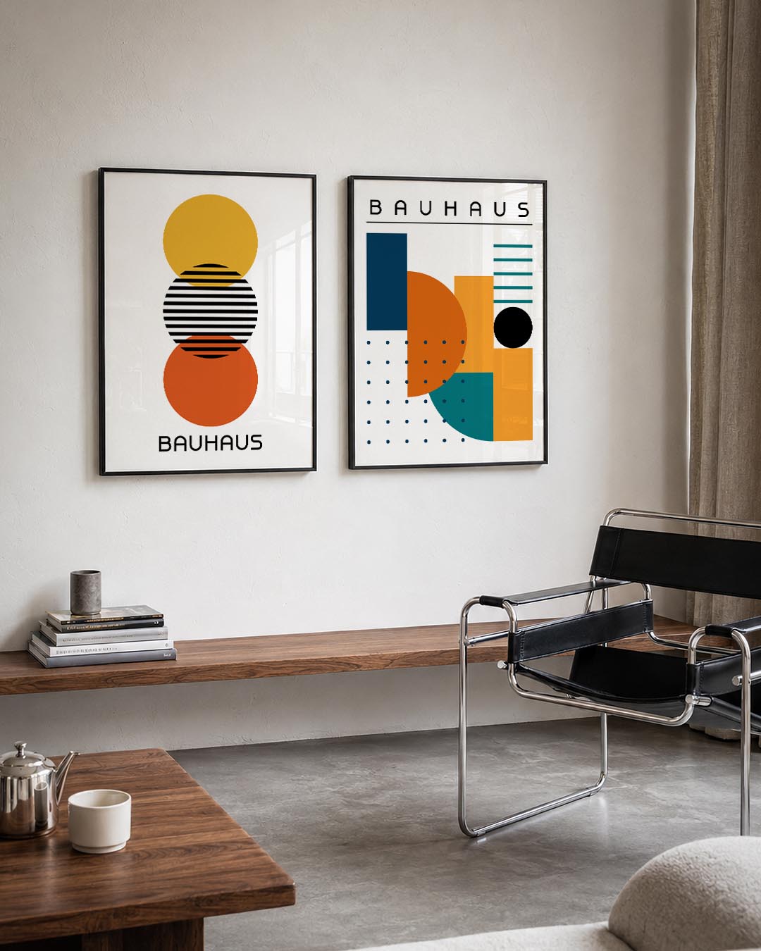 Cirkel en strepen Posterset