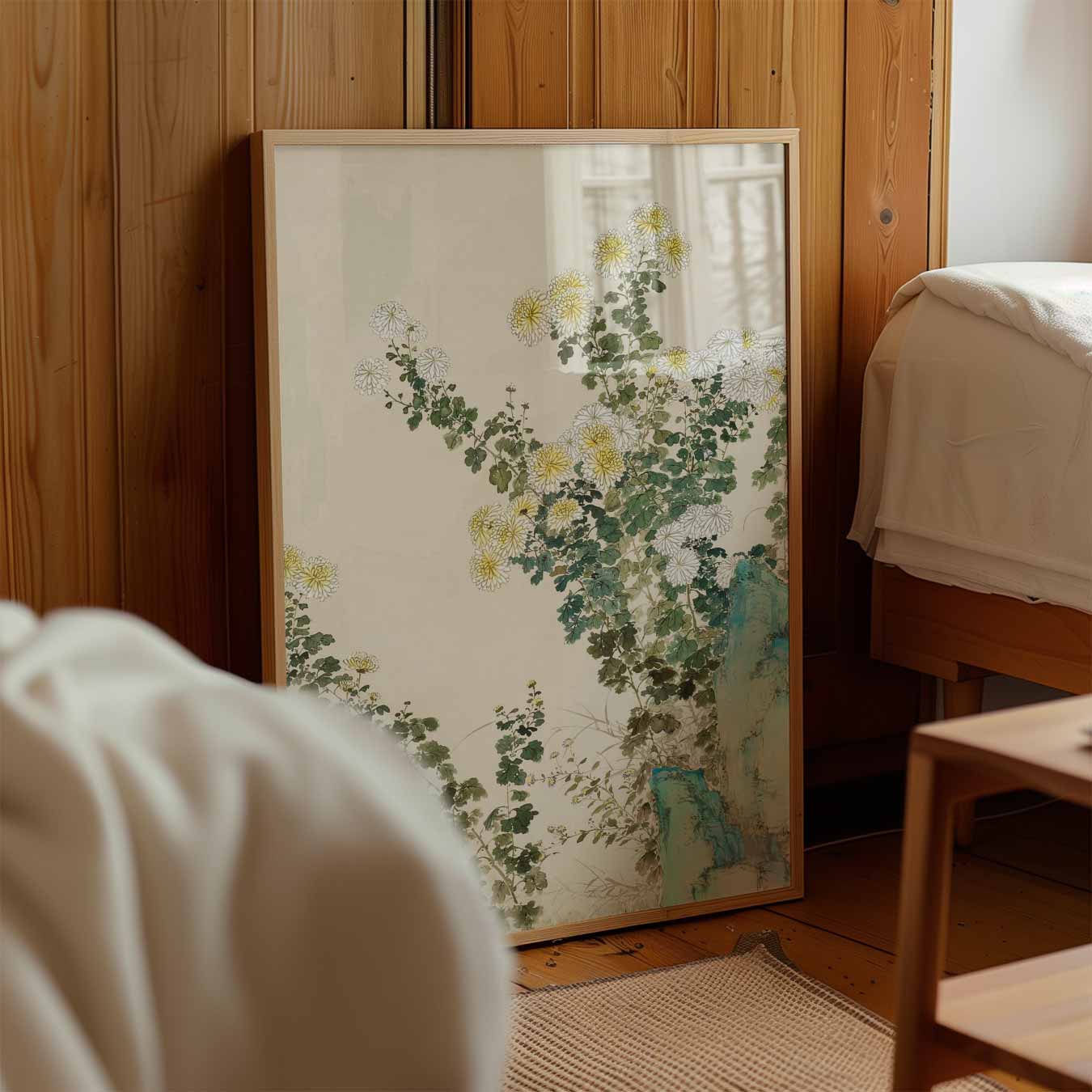 Bloemenpracht in Natuurlijke Harmonie Poster-WallArtistic