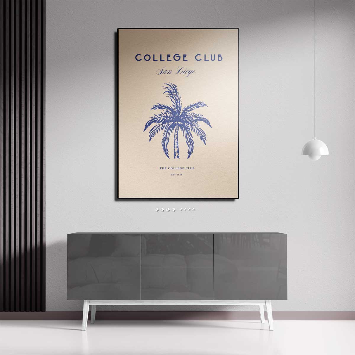 College Club San Diego Poster