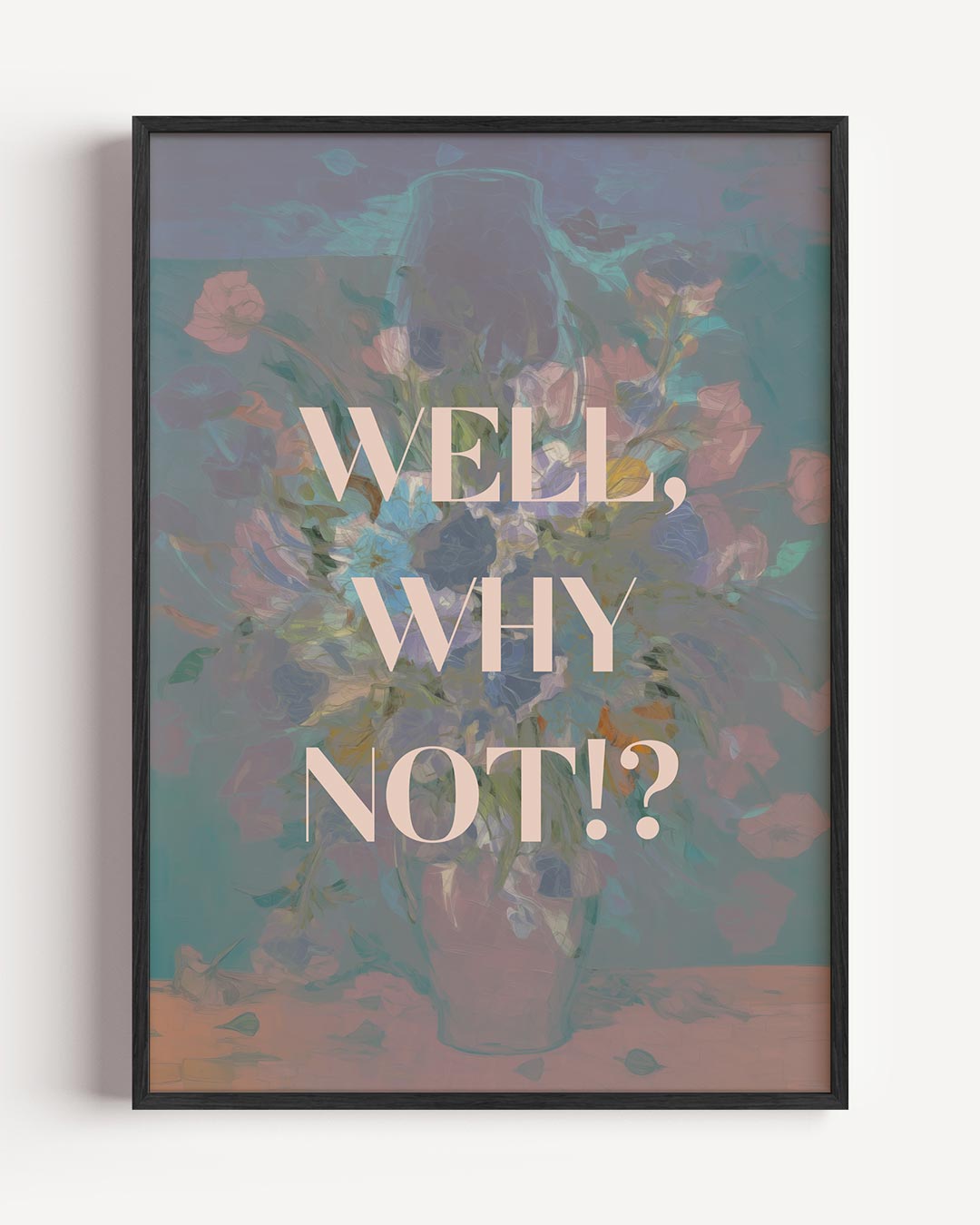 Inspirerende Bloem Expositie Poster-WallArtistic