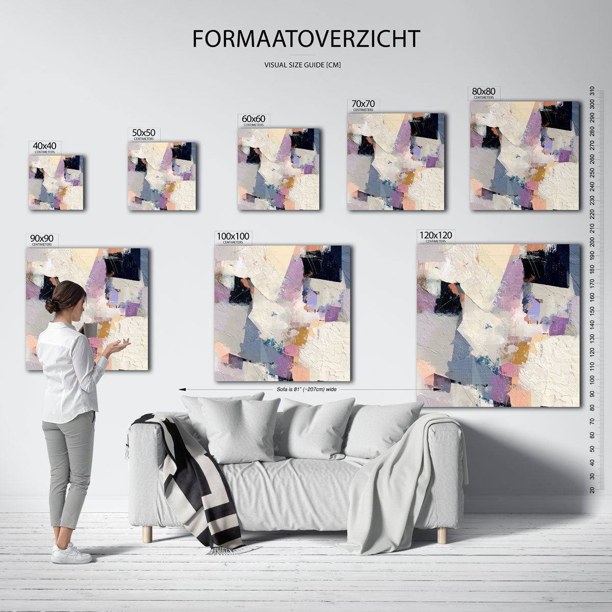 Abstracte vormen Poster