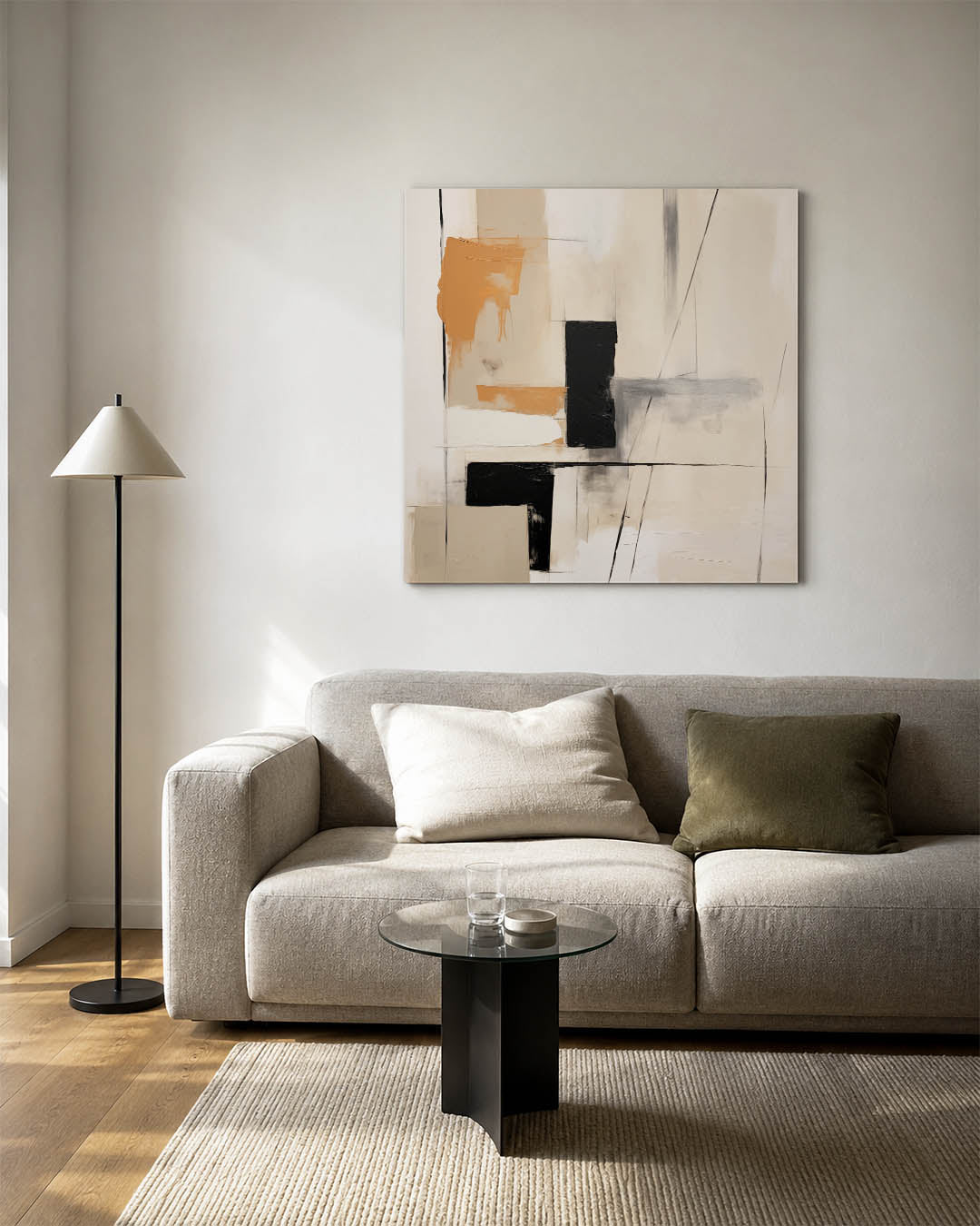 Geometrische vormen Kunstwerk