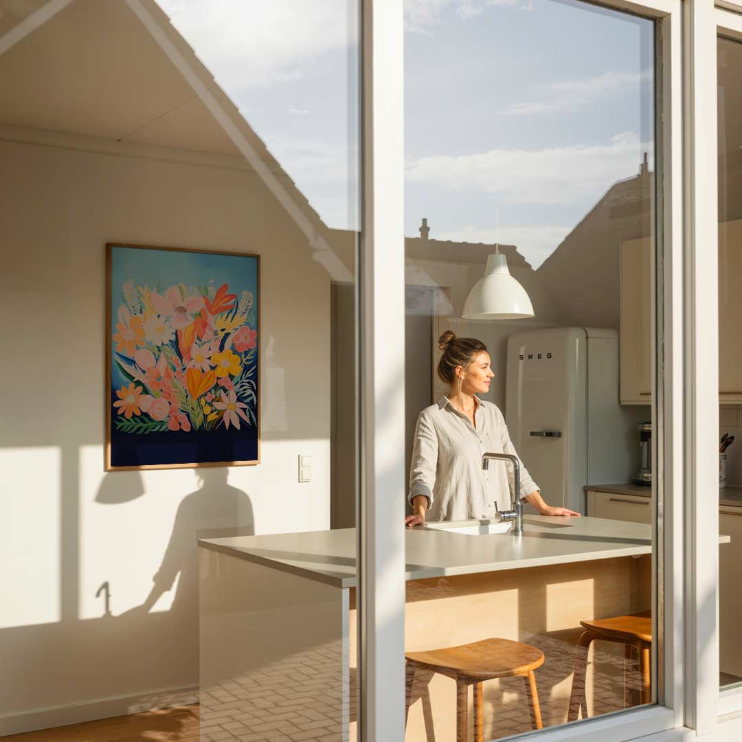 Bloemrijke Dagdroom Poster-WallArtistic