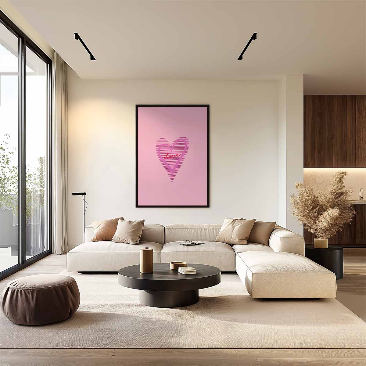 Hart van Liefde Kunstwerk-canvas-dibond-plexiglas-wanddecoratie-WallArtistic