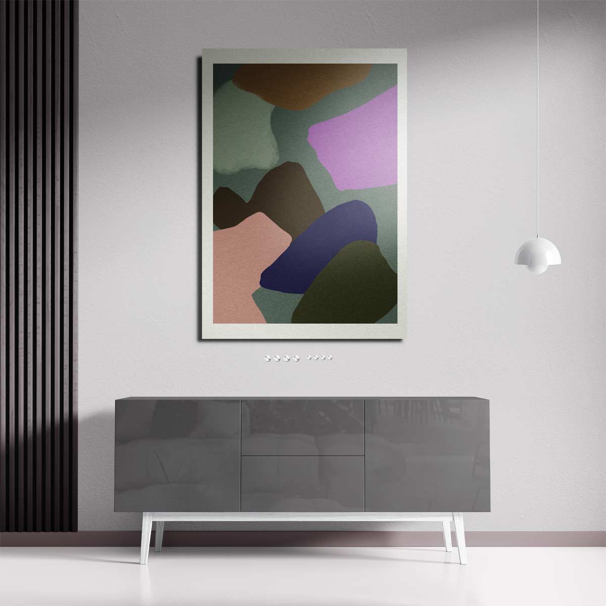 Kleurrijk Abstract Harmonie Kunstwerk-canvas-dibond-plexiglas-wanddecoratie-WallArtistic