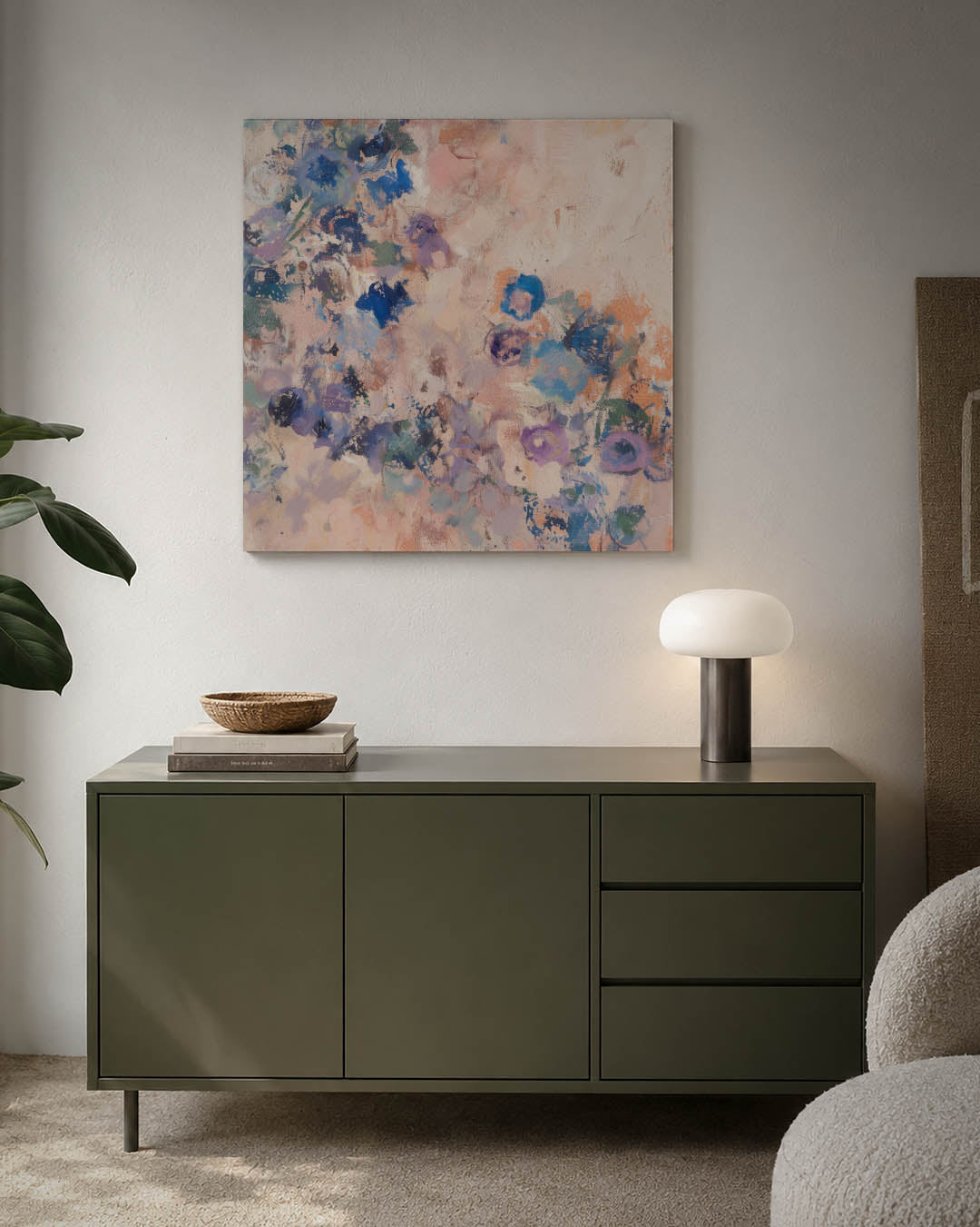 Dromerige kleurenexplosie Kunstwerk