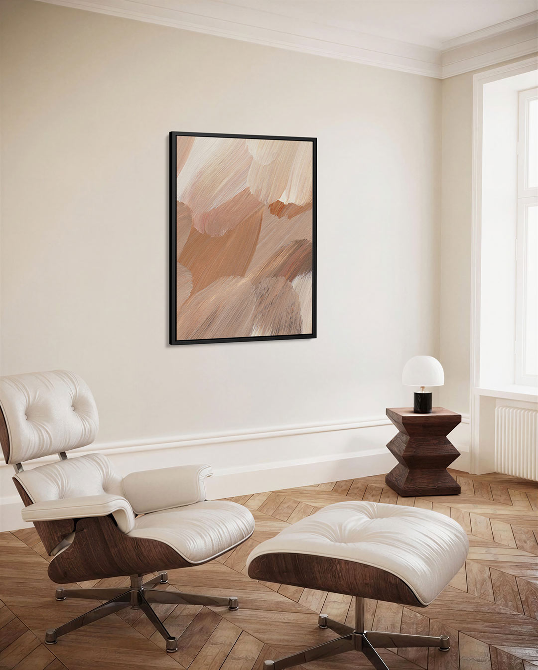 Zachte penseelstreken Kunstwerk