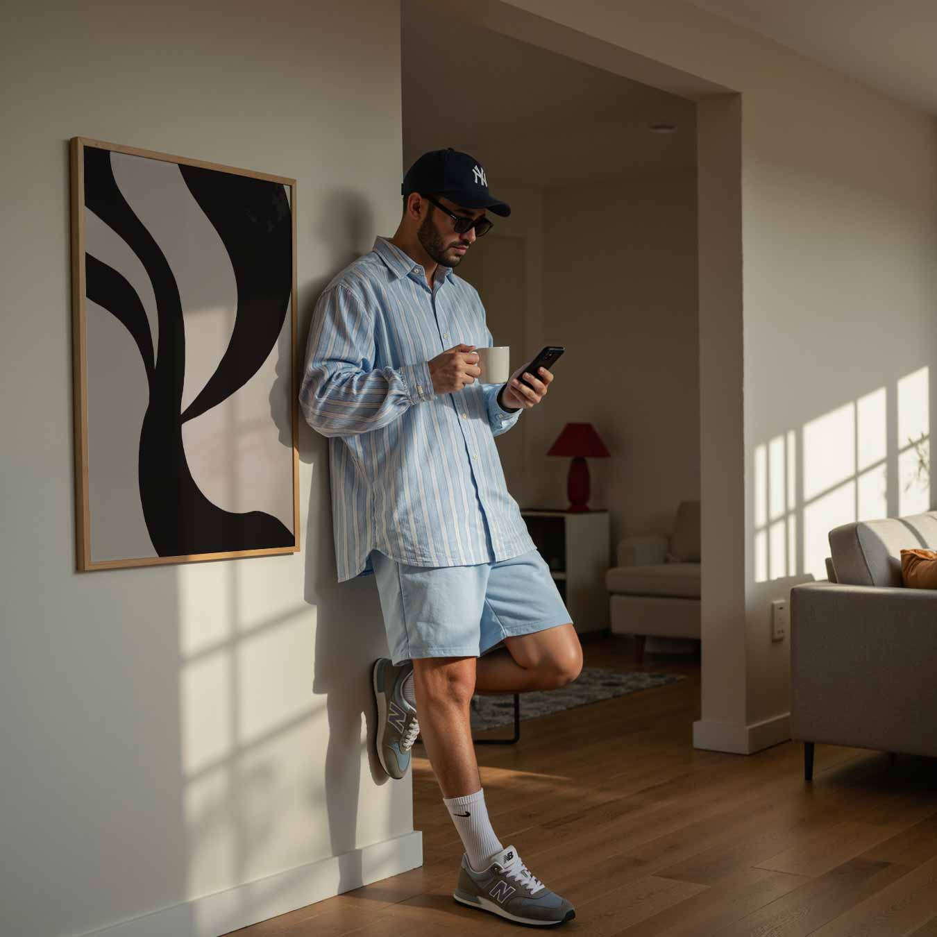 Organische Abstractie Poster-WallArtistic