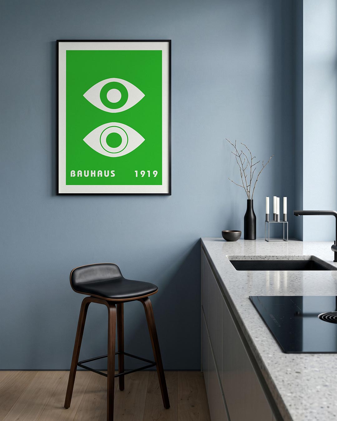 Oogvormen en kleur Poster