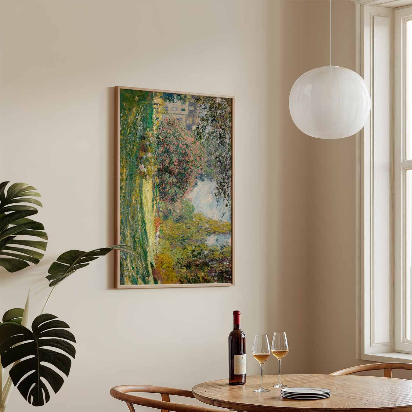 Monet Garden Poster-WallArtistic