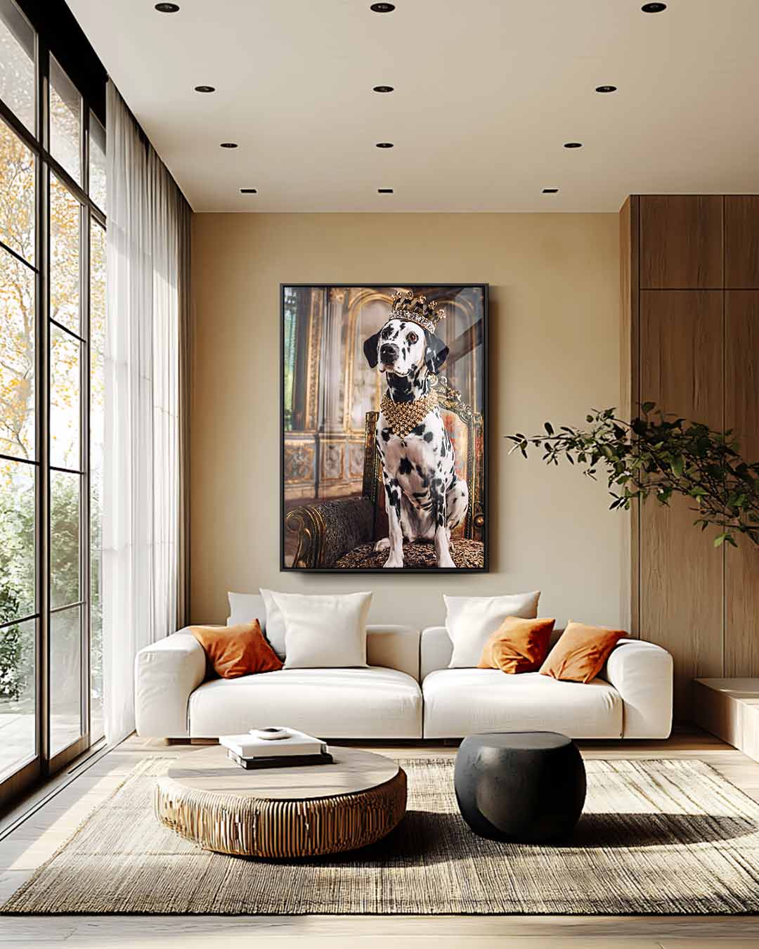 Koninklijke Dalmatiër in het Paleis Kunstwerk