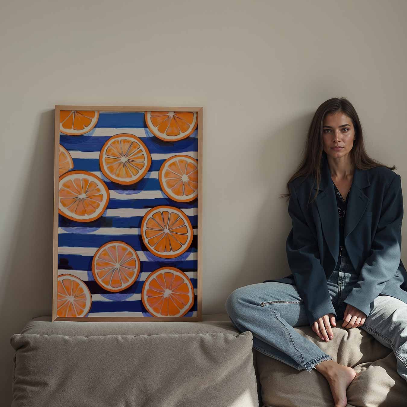 Zomerse Citrus Opfrisser Poster