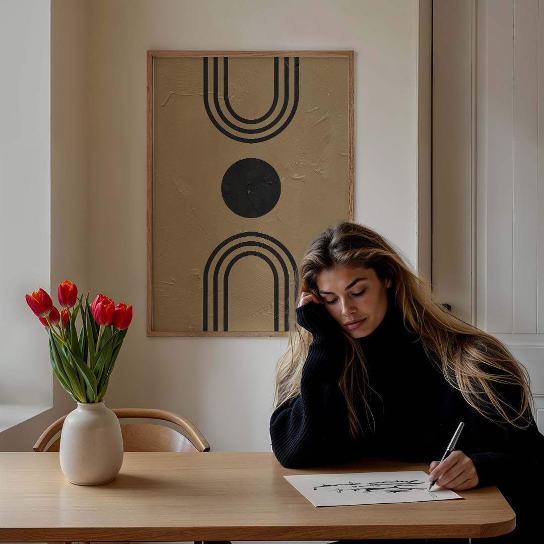 Moderne Geometrische Wandposter-WallArtistic