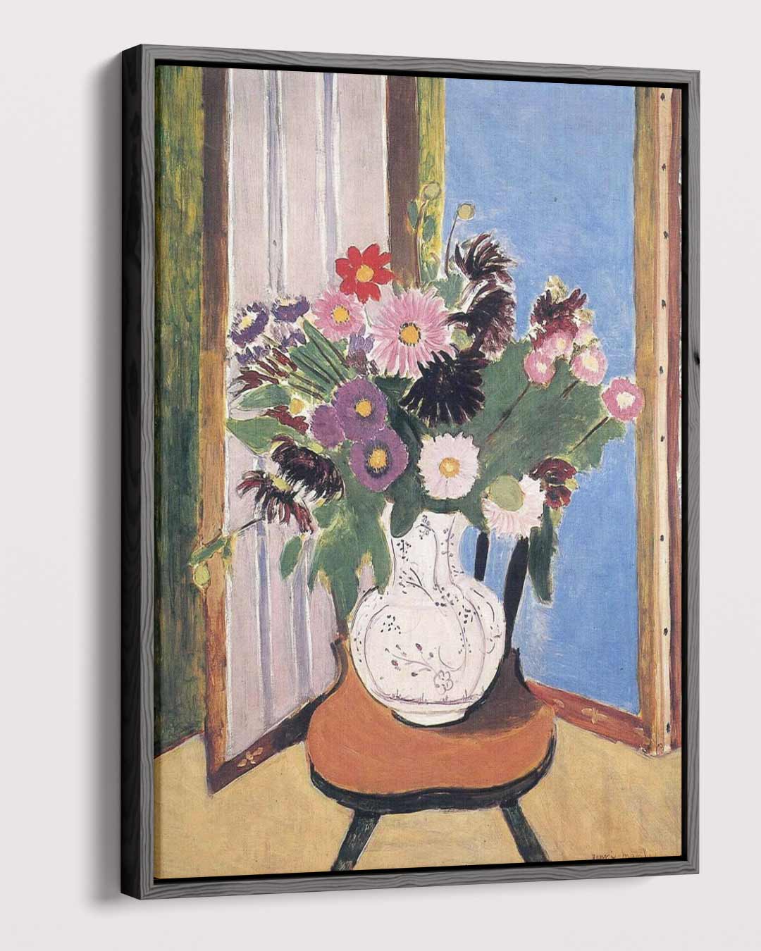 Bloemenpracht in Vaas Kunstwerk-canvas-dibond-plexiglas-wanddecoratie-WallArtistic